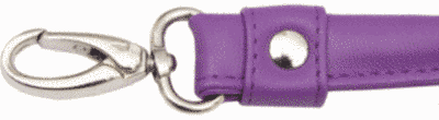 10892 Ручки для сумок (штучна шкіра) з карабіном Purple 1034227 фото