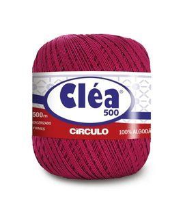3794 CLEA 500 пряжа (100% мерс.бавовна, 76гр. 500м. ), малиновий 1076678 фото