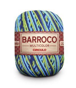 9894 BARROCO MULTICO пряжа (100% бавовна, 200гр. 226м), різнокольоровий 1076326 фото