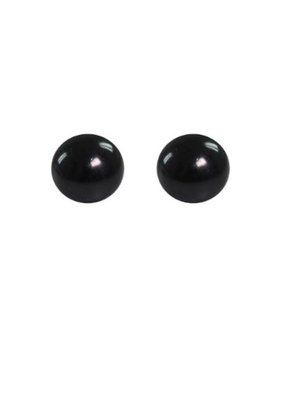 12 EYES (оченята) black- чорні (12mm) пластик, в уп. 2 шт. 1078310 фото