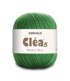 5638 CLEA 5 пряжа(100% мерс.бавовна, 151гр. 750м. ), зелений 1076271 фото