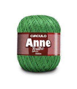 5795 ANNE BRILHO пряжа (96%мерс.бавовна, 4% метал, 150гр. 500м. ), зелений 1076173 фото