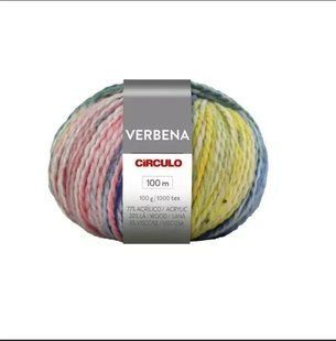 9410 VERBENA пряжа (77% акріл, 20% вовна, 3% віскоза, 100гр. 100м), різнокольоровий 1078234 фото