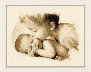 PN-0150040 Набір для вишивки хрестом Vervaco Brotherly love "Братська любов" 1060367 фото