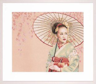 PN-0008062 Набір для вишивки хрестом LanArte Geisha "Гейша" 1068161 фото