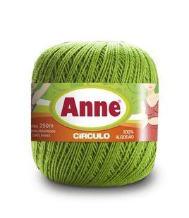 5203 ANNE пряжа (100%мерс.бавовна, 74гр. 250м), зелений 1076143 фото