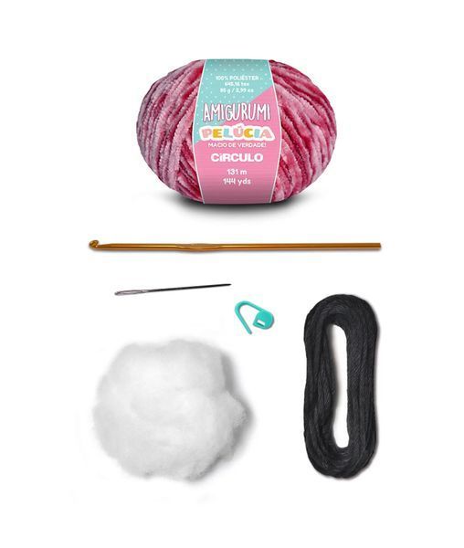 4 AMIGURUMI KIT - HAPPY TIME HIPPO(100% бавовна) 1077931 фото