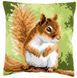 PN-0157491 Набір для вишивання хрестом (подушка) Vervaco Squirrel "Білка"