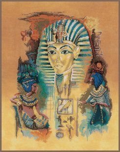 PN-0008006 Набір для вишивки хрестом LanArte Tutankhamun "Тутанхамон" 1073242 фото