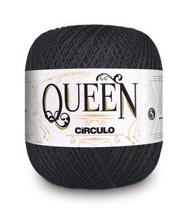 8990 QUEEN 5 пряжа (100% єгіпет.бавовна, 100гр. 424 м.), чорний 1080790 фото