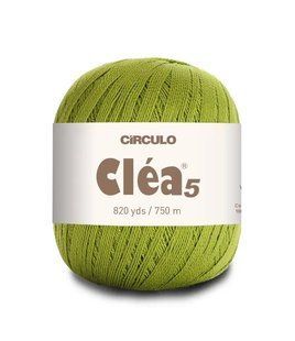 5800 CLEA 5 пряжа(100% мерс.бавовна, 151гр. 750м. ), оливковий 1076270 фото