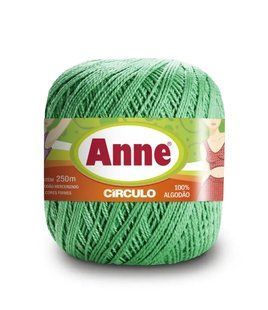 5215 ANNE пряжа (100%мерс.бавовна, 74гр. 250м), зелений 1076142 фото