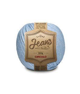 8740 JEANS пряжа (100% бавовна, 100гр. 132м. ), блакитний 1076021 фото