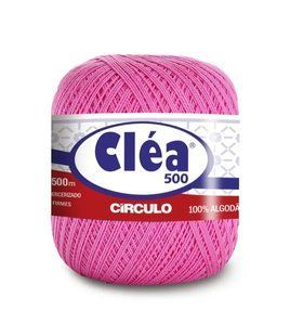 6085 CLEA 500 пряжа (100% мерс.бавовна, 76гр. 500м. ), рожевий 1076682 фото