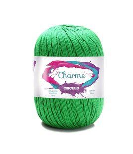 5767 CHARME пряжа (100% мерс.бавовна, 150гр. 396м. ), зелений 1076078 фото