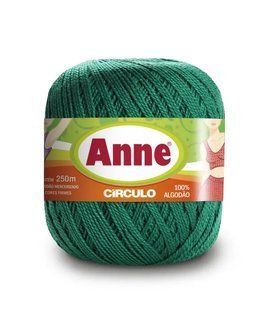 5363 ANNE пряжа (100%мерс.бавовна, 74гр. 250м 6 мот. в уп.), зелений 1076149 фото