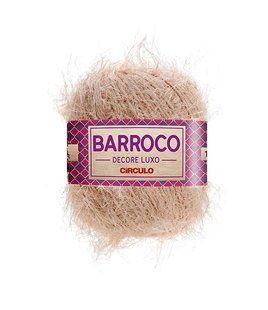 119 BARROCO DECORE LUXO пряжа (53% бавовна, 47% поліестер, 280гр. 180м. ), бежевий 1075703 фото