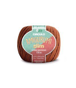 7220 AMIGURUMI SLIM пряжа (100% бавовна мерсерізована ,70 г, 178 м), жовтогарячий 1080677 фото