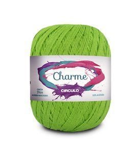 5947 CHARME пряжа (100% мерс.бавовна, 150гр. 396м. ), салатовий 1076077 фото
