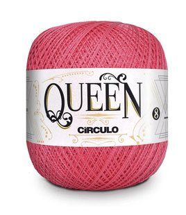 3334 QUEEN 8 пряжа (100% єгіпет.бавовна, 100гр. 678м. ), рожевий 1076288 фото