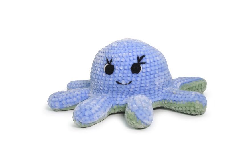 1 AMIGURUMI KIT - REVERSIBLE MOOD OCTOPUS (100% бавовна) 1078303 фото