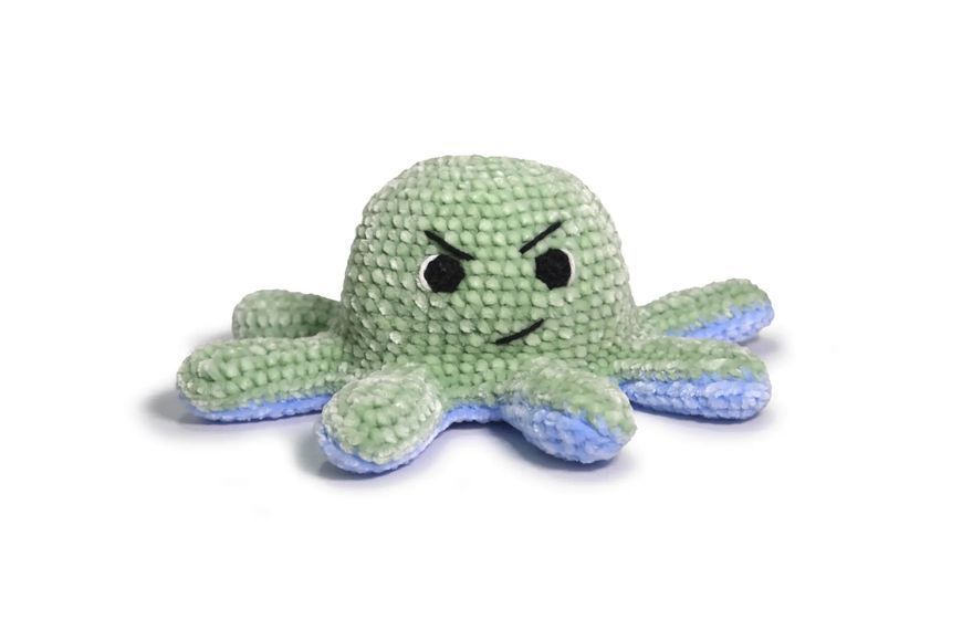 1 AMIGURUMI KIT - REVERSIBLE MOOD OCTOPUS (100% бавовна) 1078303 фото