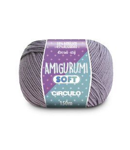 8212 AMIGURUMI SOFT пряжа (55% акрил, 45% бавовна, 65гр. 150м. ), сірий 1075897 фото
