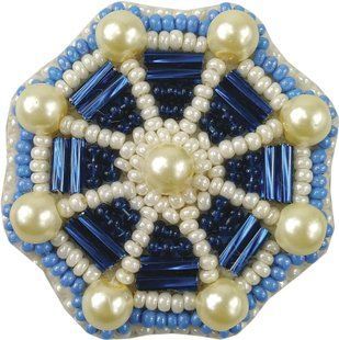 БП-207 Набір для виготовлення брошки Crystal Art "Штурвал" 1065947 фото