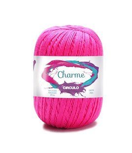 6156 CHARME пряжа (100% мерс.бавовна, 150гр. 396м. ), рожевий 1076057 фото