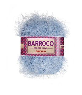 2012 BARROCO DECORE LUXO пряжа (53% бавовна, 47% поліестер, 280гр. 180м. ), блакитний 1075720 фото