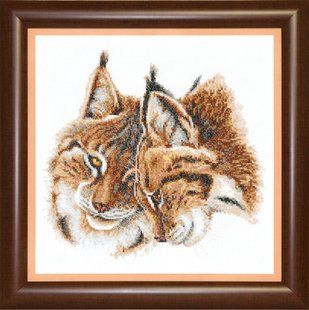 ВТ-190 Набір для вишивання хрестиком Crystal Art "Ніжність кішки" 1059484 фото
