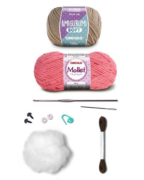 1 AMIGURUMI KIT - CUDDLY TEDDY BEARS Ballerina_Elise (100% бавовна) 1078296 фото