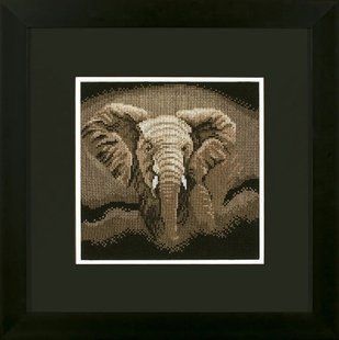 PN-0008178 Набір для вишивки хрестом LanArte Elephant "Слон" 1070667 фото