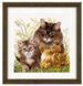 PN-0156114 Набір для вишивання хрестом Vervaco Cat family "Сім'я котів" 1062797 фото