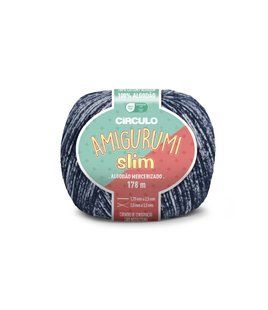 8736 AMIGURUMI SLIM пряжа (100% бавовна мерсерізована ,70 г, 178 м ), сіро-блакитний 1080763 фото