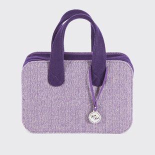 12833 Сумка Snug Doctor Bag - фіолетовий твід і фетр (маленька) KnitPro 1078850 фото