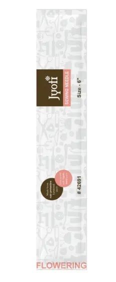 22693 Голки для шиття довгі 30см, тонка, 10 шт. в уп. JYOTI 1079685 фото