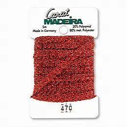 470/9724 Декоративна металізована тасьма Carat Madeira 4 мм*5м 21852 фото