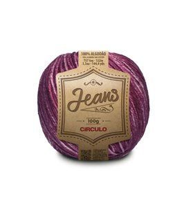 8752 JEANS пряжа (100% бавовна, 100гр. 132м. ), різнокольоровий 1076020 фото