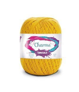 7030 CHARME пряжа (100% мерс.бавовна, 150гр. 396м. ), жовтий 1076043 фото