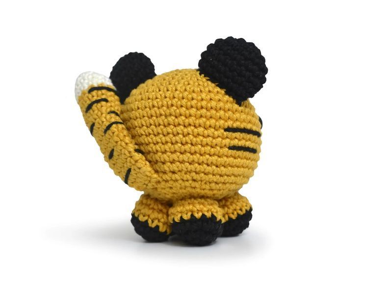 11 AMIGURUMI KIT - ANIMAL BALL, Тигр (100% бавовна) 1078301 фото