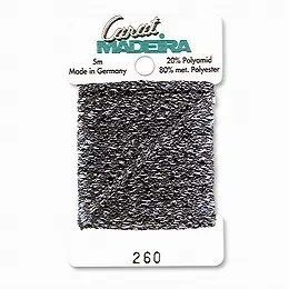 260/9724 Декоративна металізована тасьма Carat Madeira 4 мм*5м 21841 фото