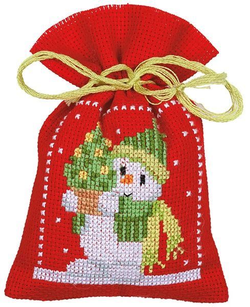 PN-0172635 Набір для вишивання хрестом (мішечки для саше) Vervaco Christmas figures "Різдвяні фігурки" 1068470 фото