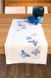 PN-0145089 Набір для вишивання хрестом (доріжка на стіл) Vervaco Blue butterflies "Блакитні метелики" 1066494 фото