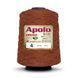 7496 APOLO ECO 4 пряжа (85% бавовна, 15% волокна, 600гр, 915м 1шт), коричневий 1081330 фото 1