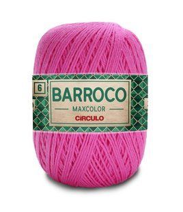 6085 BARROCO MAXCOLOR 6 пряжа (100% бавовна, 200гр. 226м.), рожевий 1076545 фото