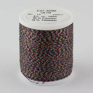 3790/9806 Glamour №12 віскозна нитка з металізованим ефектом, 200м 1063611 фото