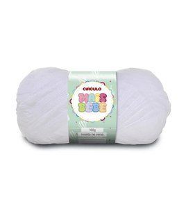 10 MAIS BEBE пряжа (100% акріл, 100гр. 500м. ), білий 1076607 фото