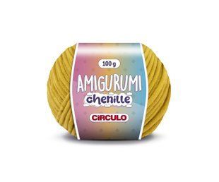 7069 AMIGURUMI CHENILLE пряжа (100% поліестер, 100гр. 110м. 4 мот. в уп.) ГІРЧИЦЯ 1081415 фото