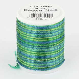 1594/9306 DECORA №6 100% віскозна нитка, 100 м 1062634 фото
